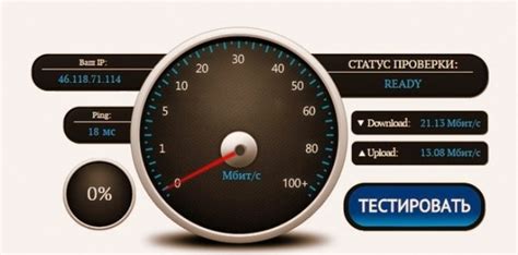 индикаторы для отображения скорости интернета